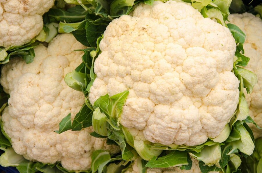 Las mejores coliflores de la huerta de Conil en el Mercado Central de Abastos de Cádiz ideal para hacerla al horno, en ensalada, o gratinada. Verduras frescas online con Mercados de Cádiz