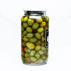 Aceitunas verdial chupadeos. En Majuana en el Mercado Central de Abastos de Cádiz. Aceitunas online en Cádiz. Mercados de Cádiz te lo lleva a casa con su servicio a domicilio.