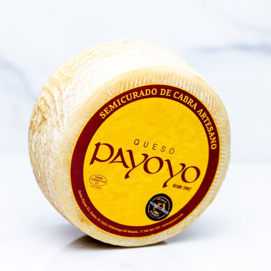 Queso semicurado de cabra artesano Payoyo. Haz tu pedido online y Mercados de Cádiz te lo lleva a casa. Servicio a domicilio. Queso online en Cádiz