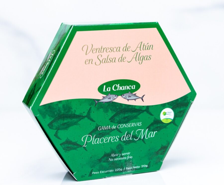 Ventresca de atún en salsa de algas La Chanca. Sabor increíble y exótico. En Majuana en el Mercado Central de Abastos de Cádiz. Mercados de Cádiz te lo lleva a casa. Compra online