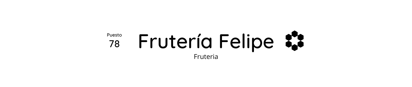 Mercado de Abastos - Frutería Felipe  78